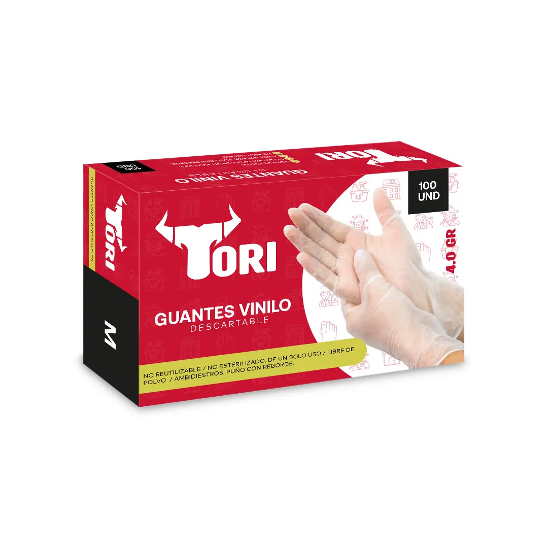 Guantes Vinilo 4.0 gramos