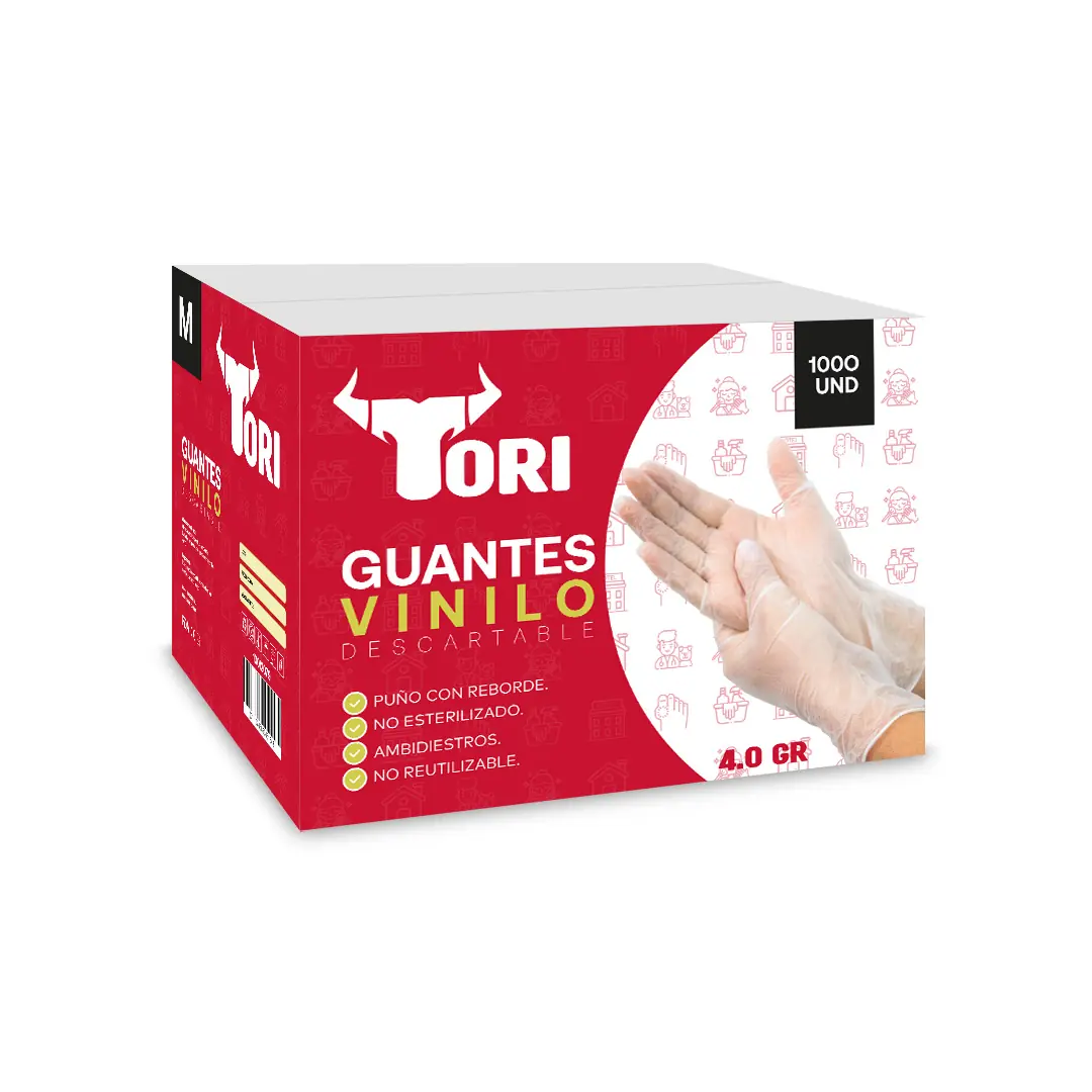 Guantes Vinilo 4.0 gramos cajón