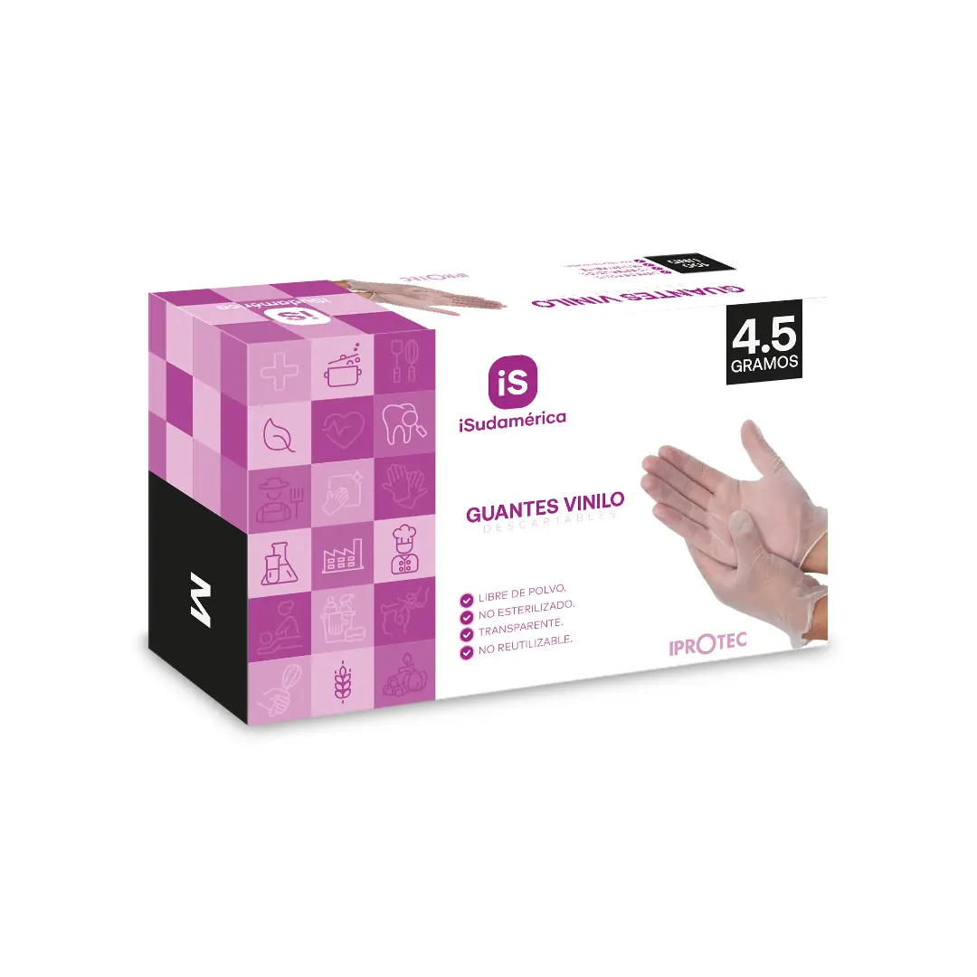 Guantes Vinilo 4.5 gramos