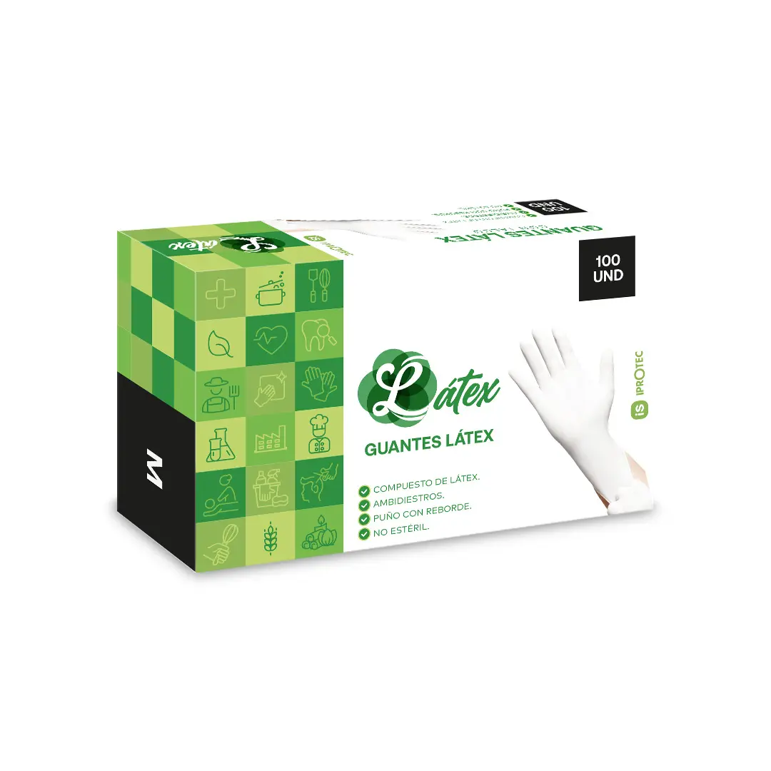 Guante Látex con polvo