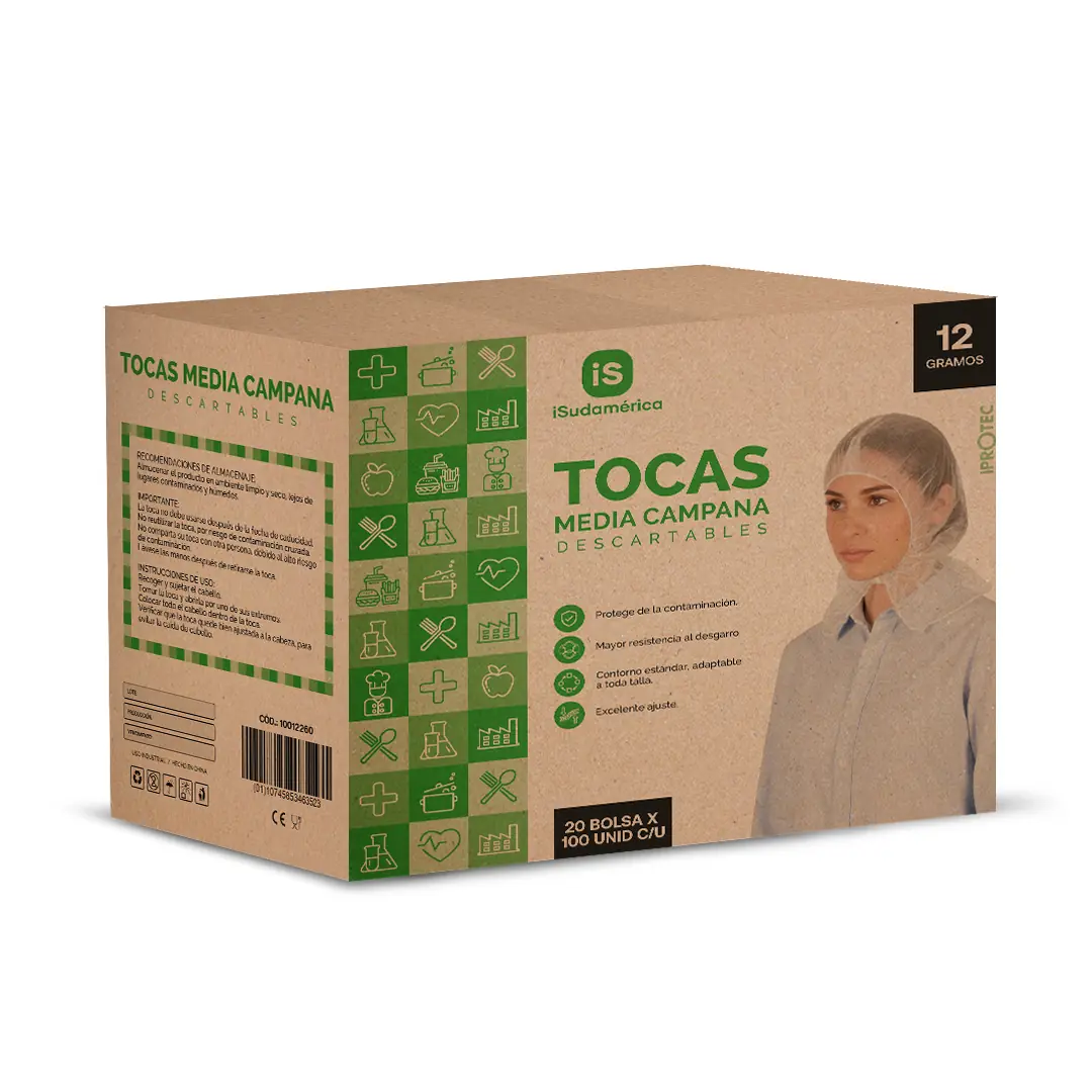Toca media campana 12 gramos cajón