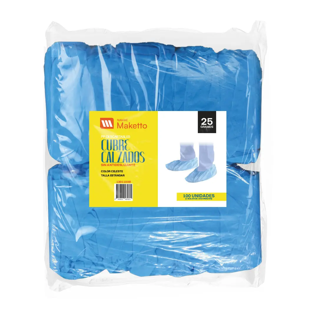 Cubre calzados 25 gramos sin antideslizante