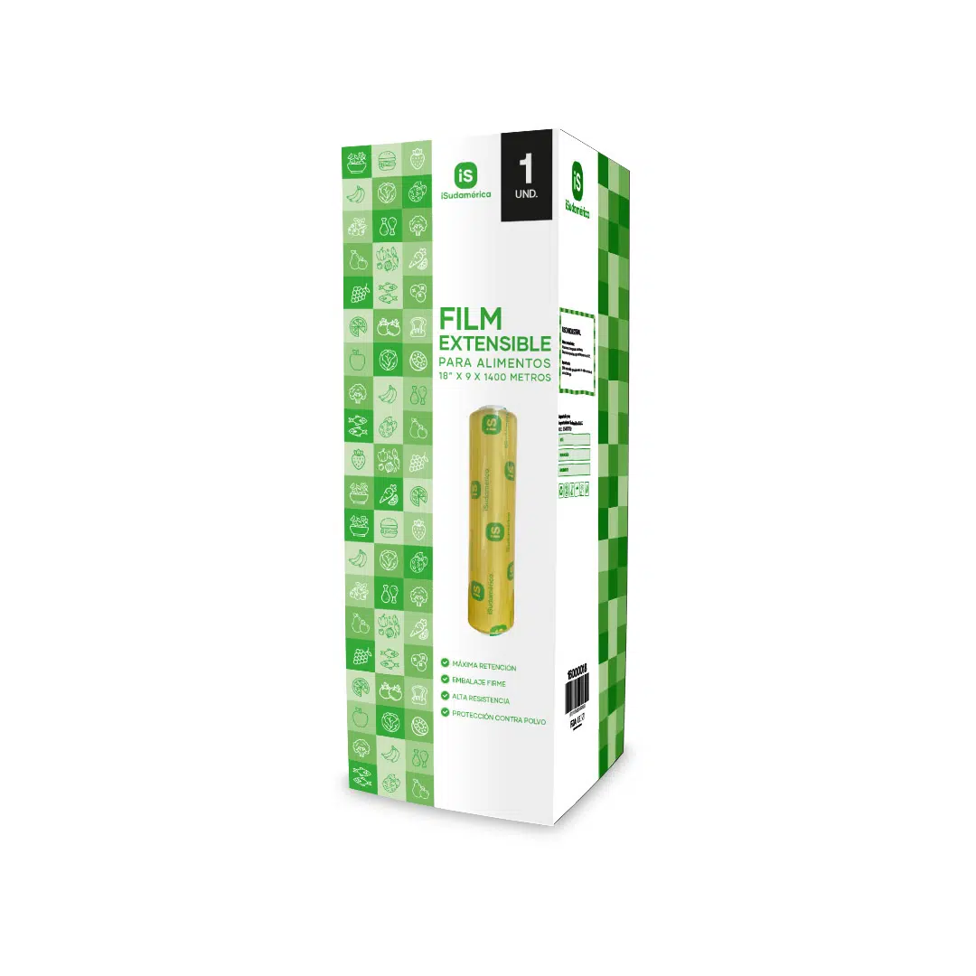 Film exten. para Alimentos 18» x 9 x 1400 mts