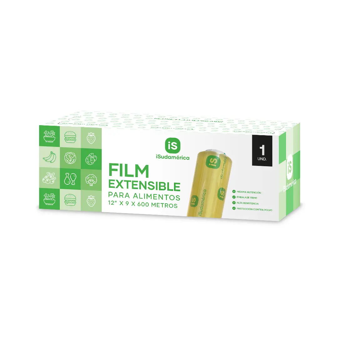 Film exten. para Alimentos 12» x 9 x 600 mts