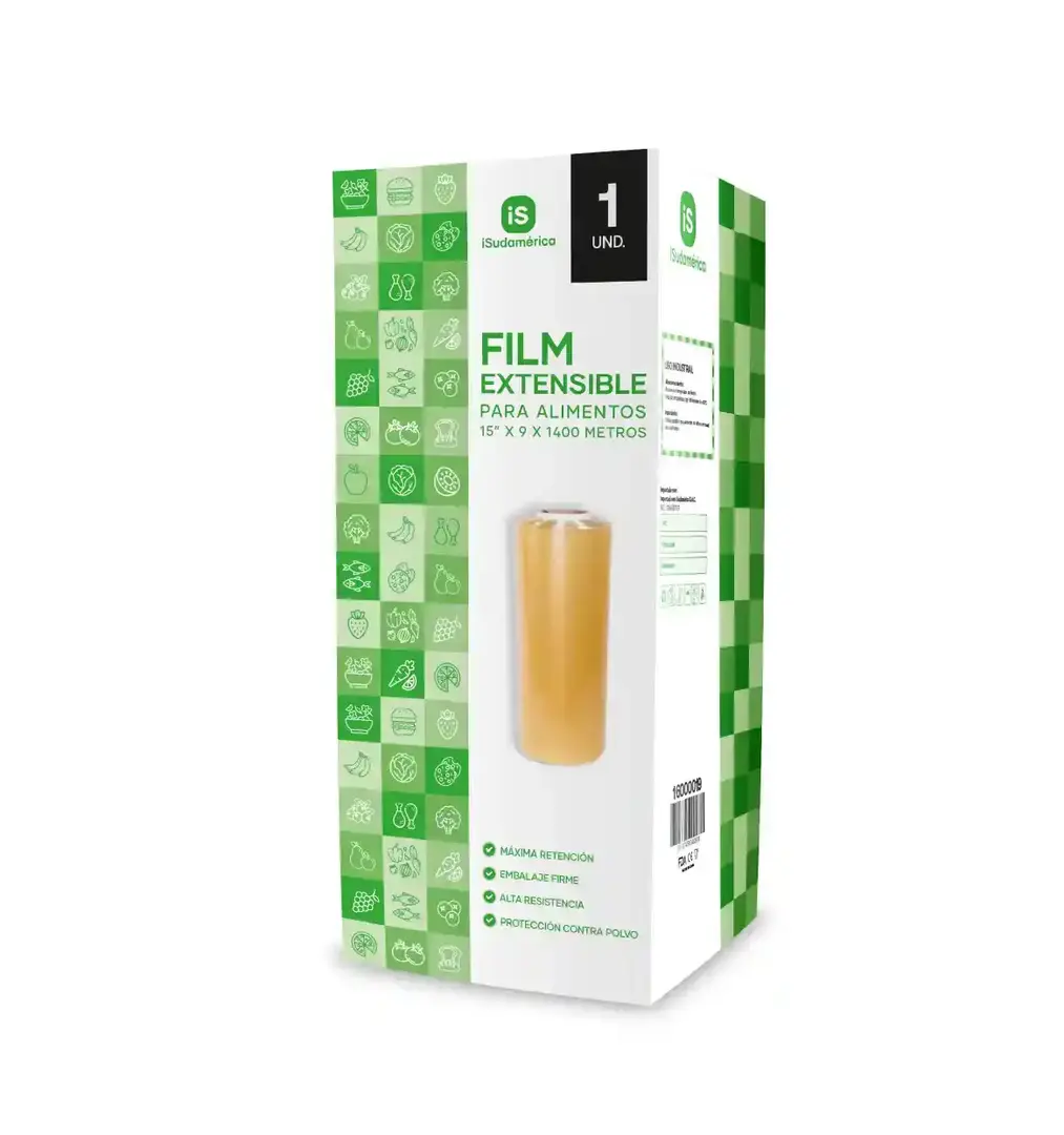 Film exten. para Alimentos 15» x 9 x 1400 mst