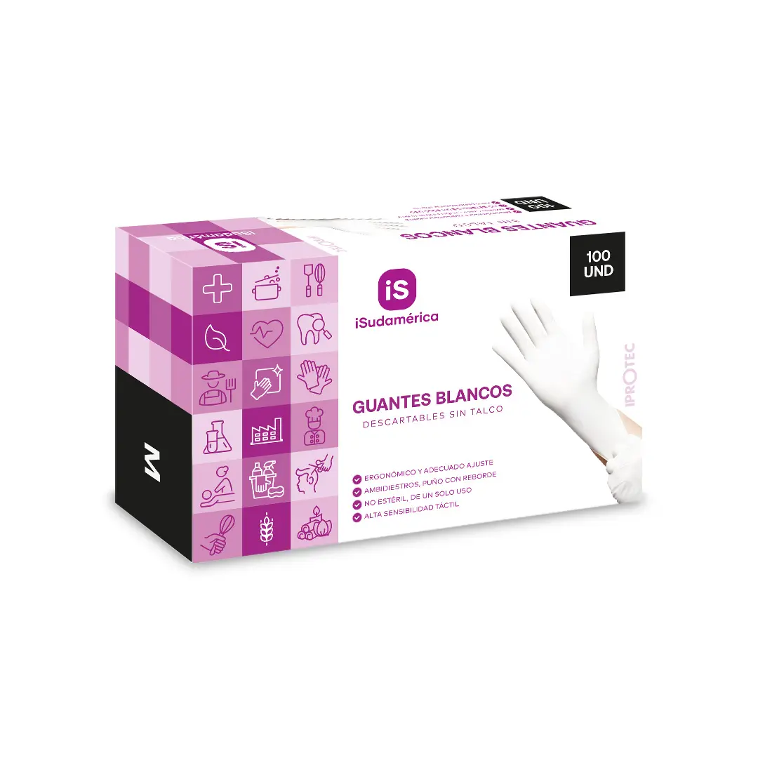 Guante Nitrilo Blanco 4.0 gramos