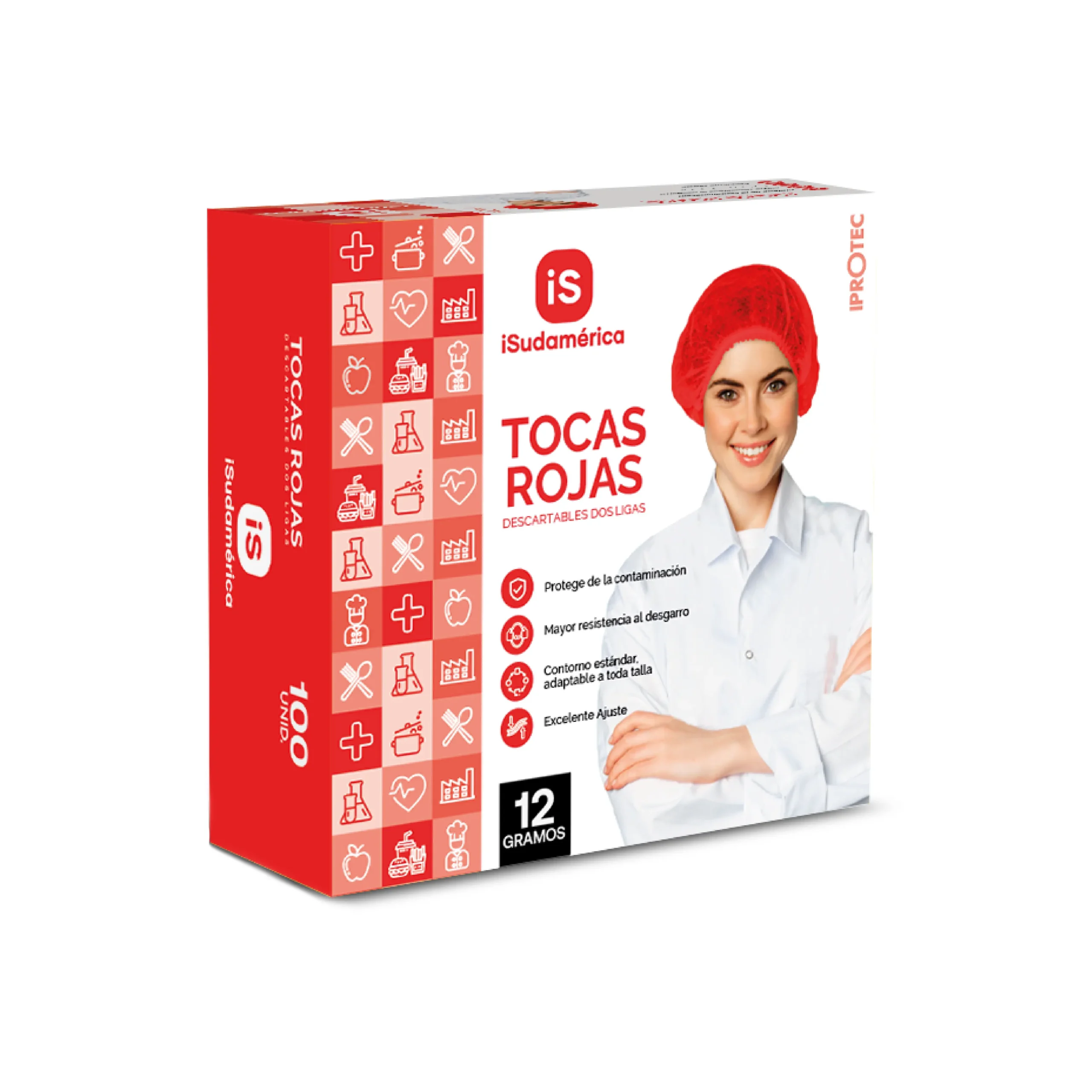 Tocas Rojas Dos Ligas 12 gramos